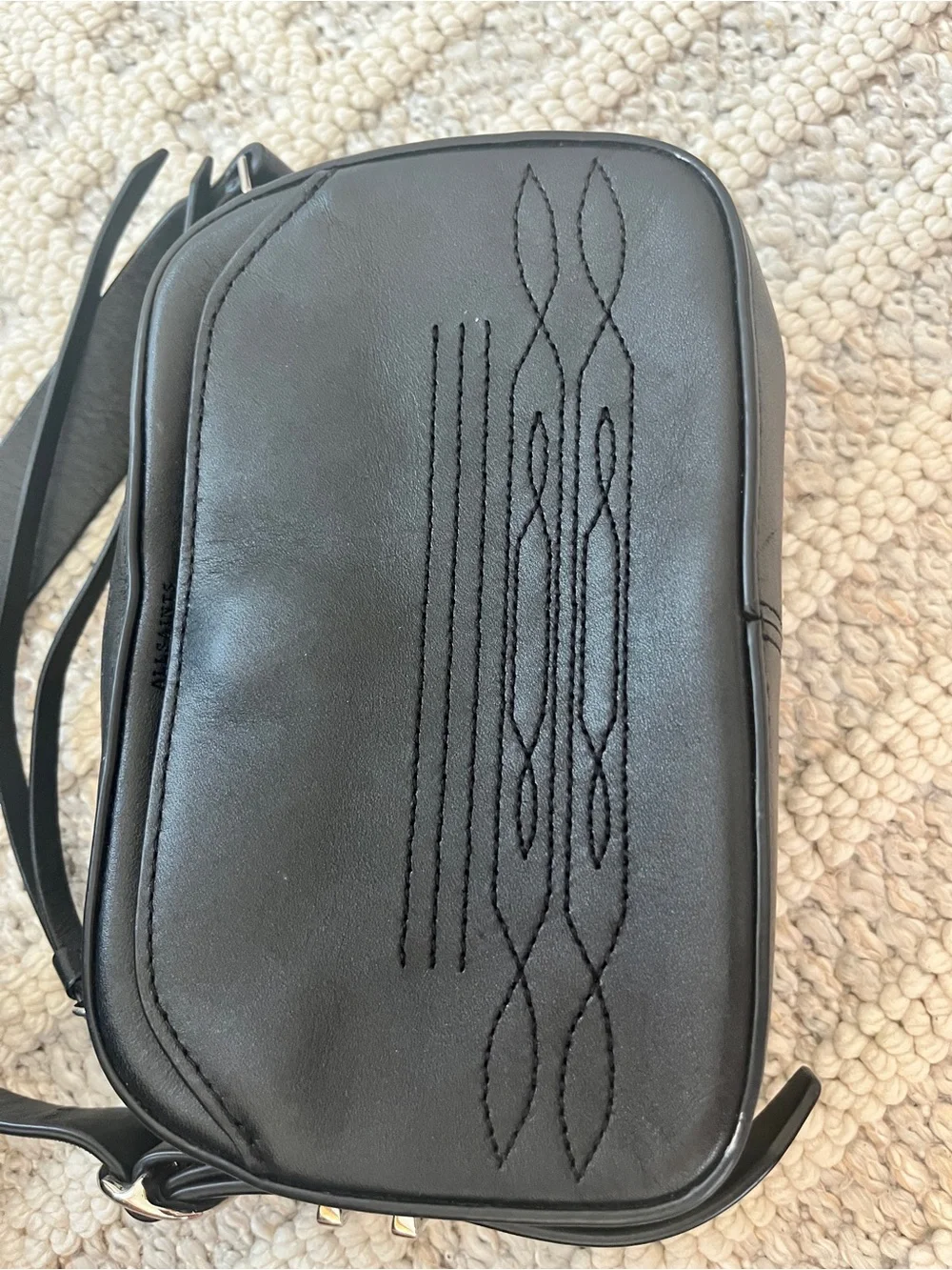 ALLSAINTS Cooper Leather Camera Bag